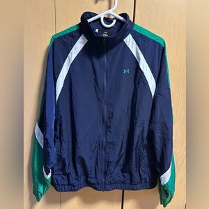 Under Armour Fully-Lined Icon Crinkle Track Jacket - NWT